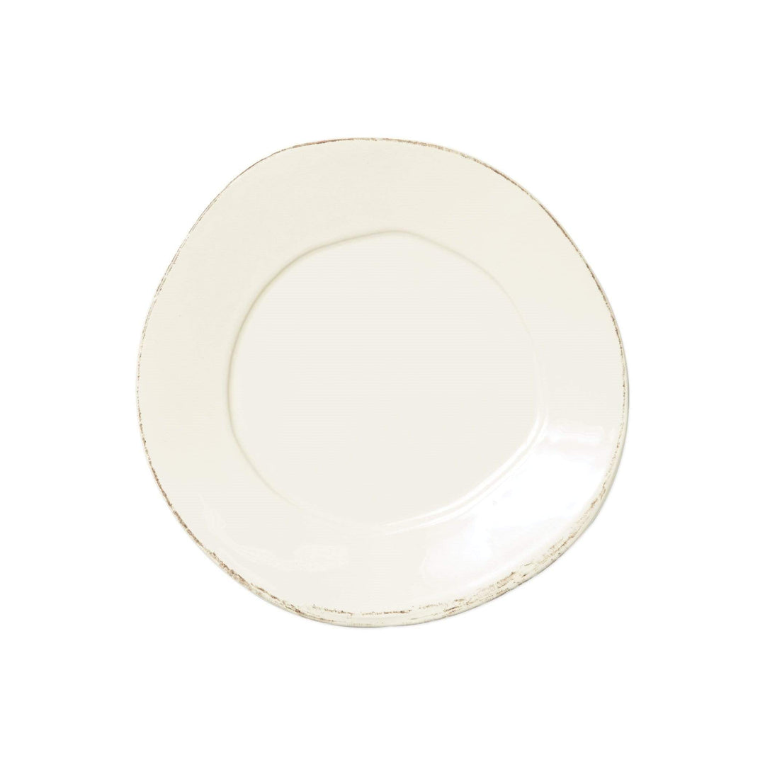 Vietri Vietri Lastra Salad Plate - Available in 6 Colors Linen LAS-2601L