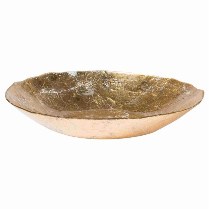 Vietri Vietri Moon Glass Gold Bowl - 3 Available Sizes Large MNN-5235