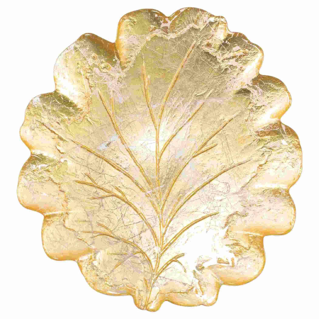 Vietri Vietri Moon Glass Leaf Platter MNN-5222