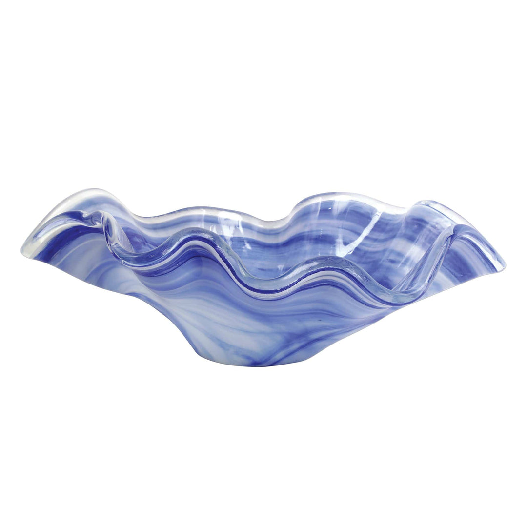 Vietri Vietri Onda Glass Large Bowl - Cobalt OND-5295C