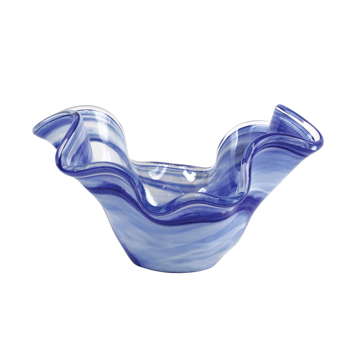 Vietri Vietri Onda Glass Medium Bowl - Cobalt OND-5294C