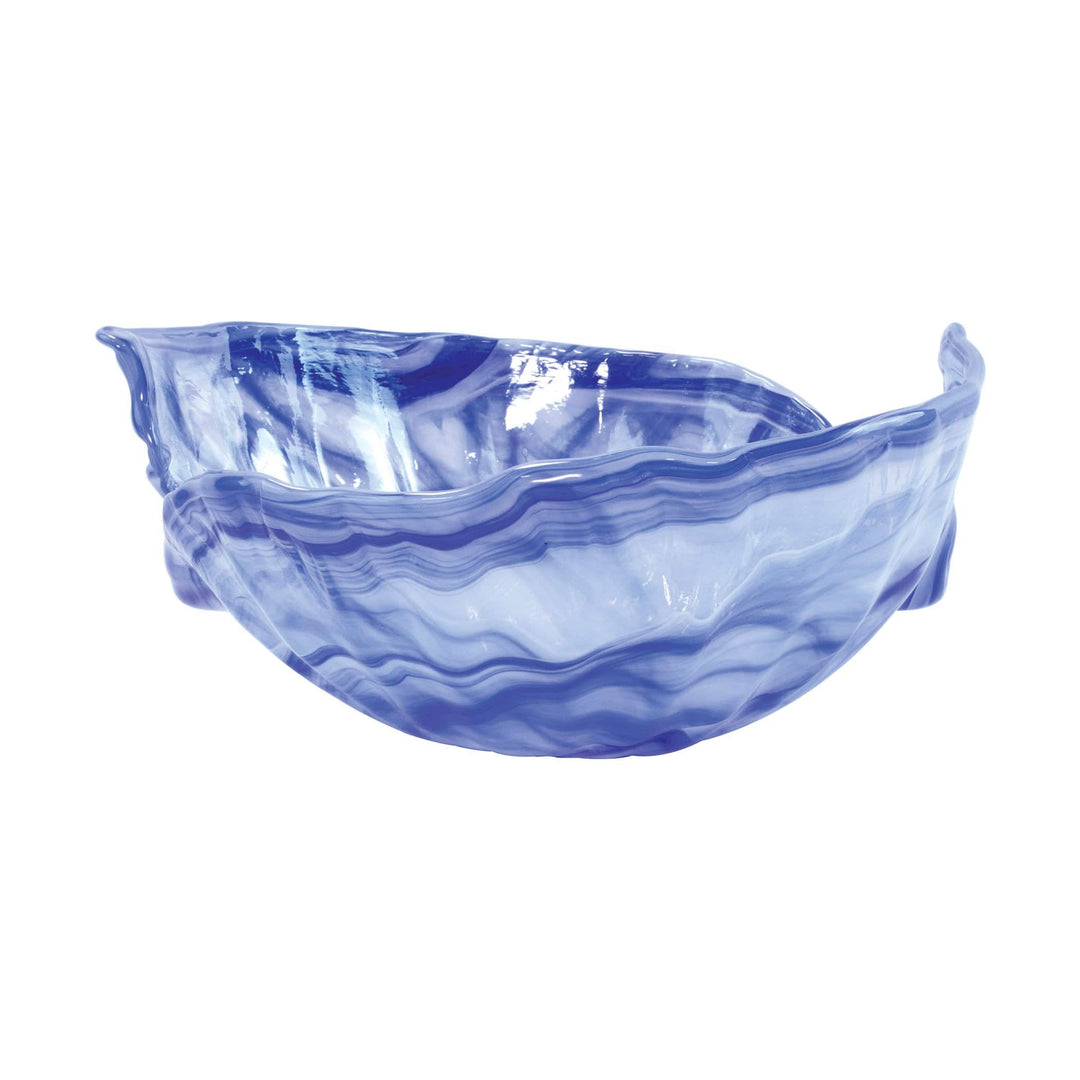 Vietri Vietri Onda Glass Round Bowl - Cobalt OND-5287C