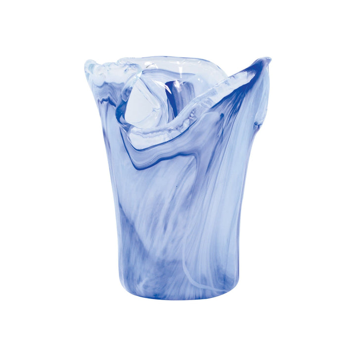 Vietri Vietri Onda Glass Small Vase - Cobalt OND-5281C