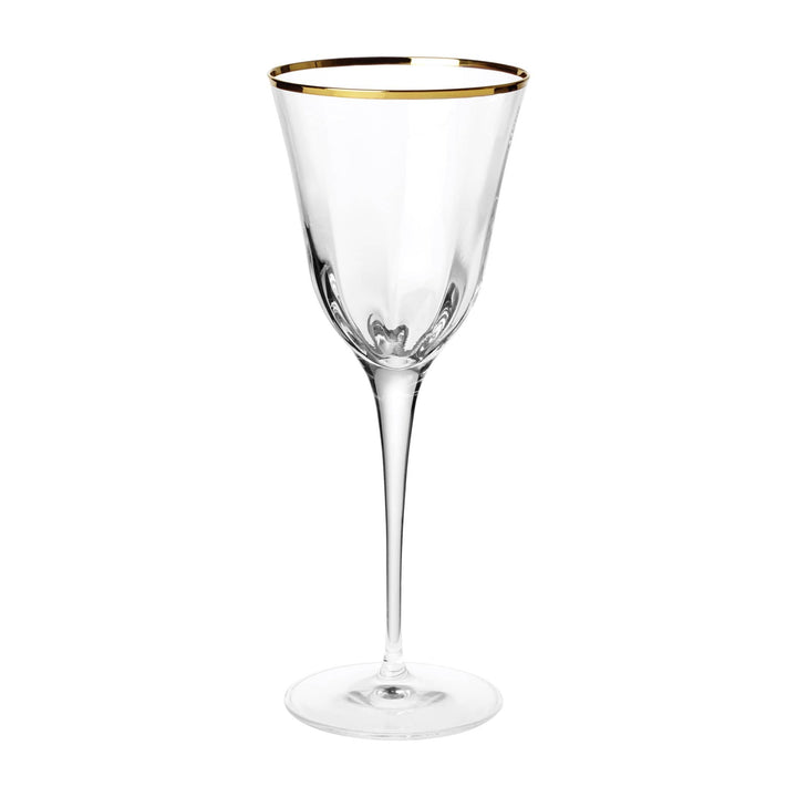Vietri Vietri Optical Water Glass - Gold OPG-8810