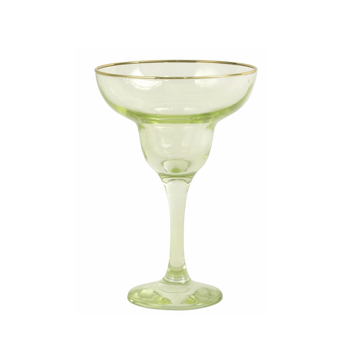 Vietri Vietri Rainbow Margarita Glass - Yellow VBOW-Y52153