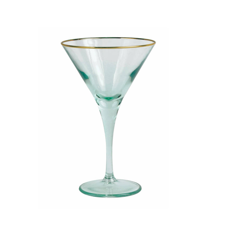 Vietri Vietri Rainbow Martini Glass - Green VBOW-G52152