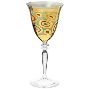 Vietri Vietri Regalia Wine Glass - 4 Available Colors Aqua RGI-7620A