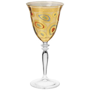Vietri Vietri Regalia Wine Glass - 4 Available Colors Cream RGI-7620C