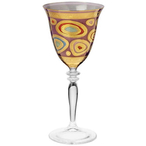 Vietri Vietri Regalia Wine Glass - 4 Available Colors Purple RGI-7620P
