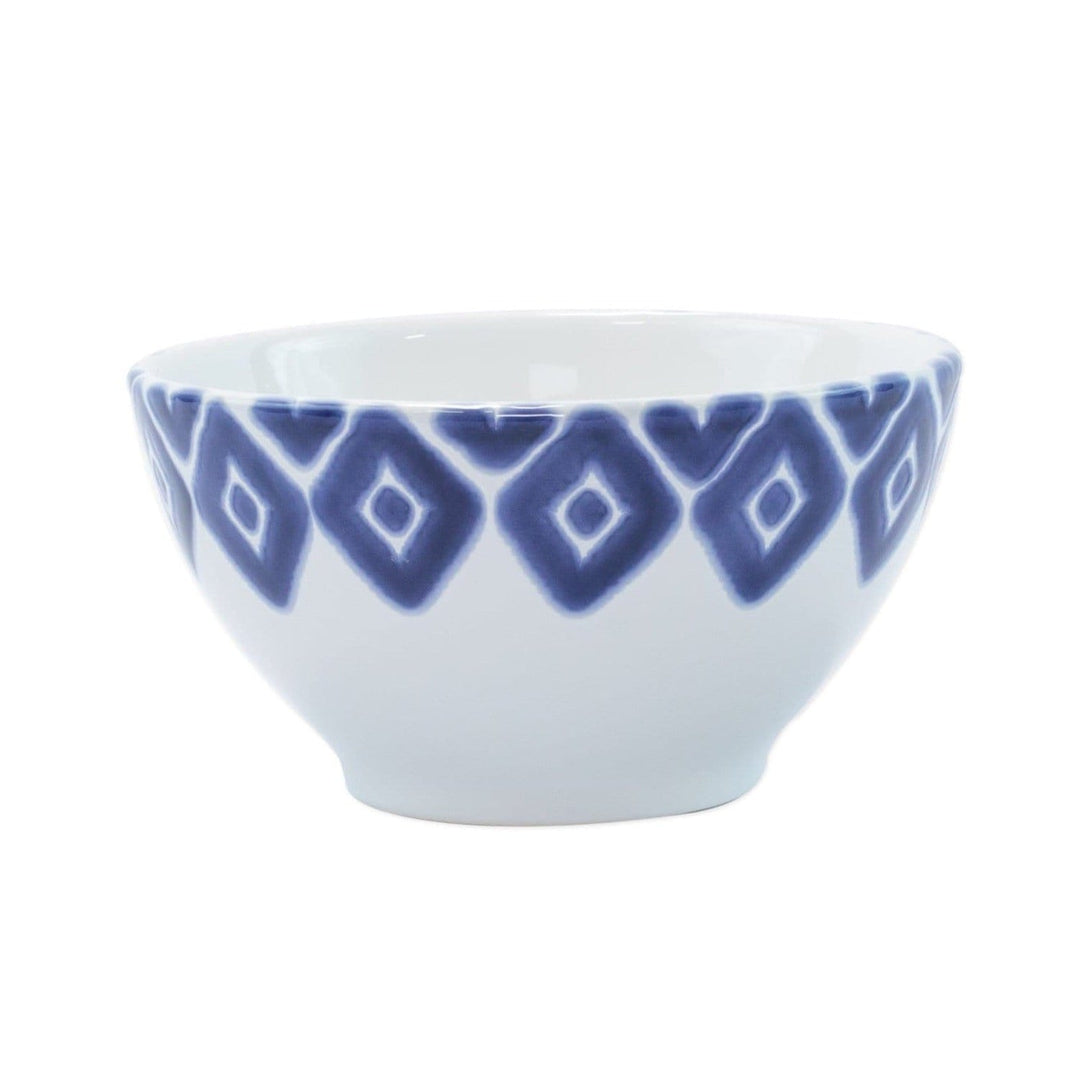 Vietri Vietri Viva Santorini Diamond Cereal Bowl - Blue & White VSAN-003005A
