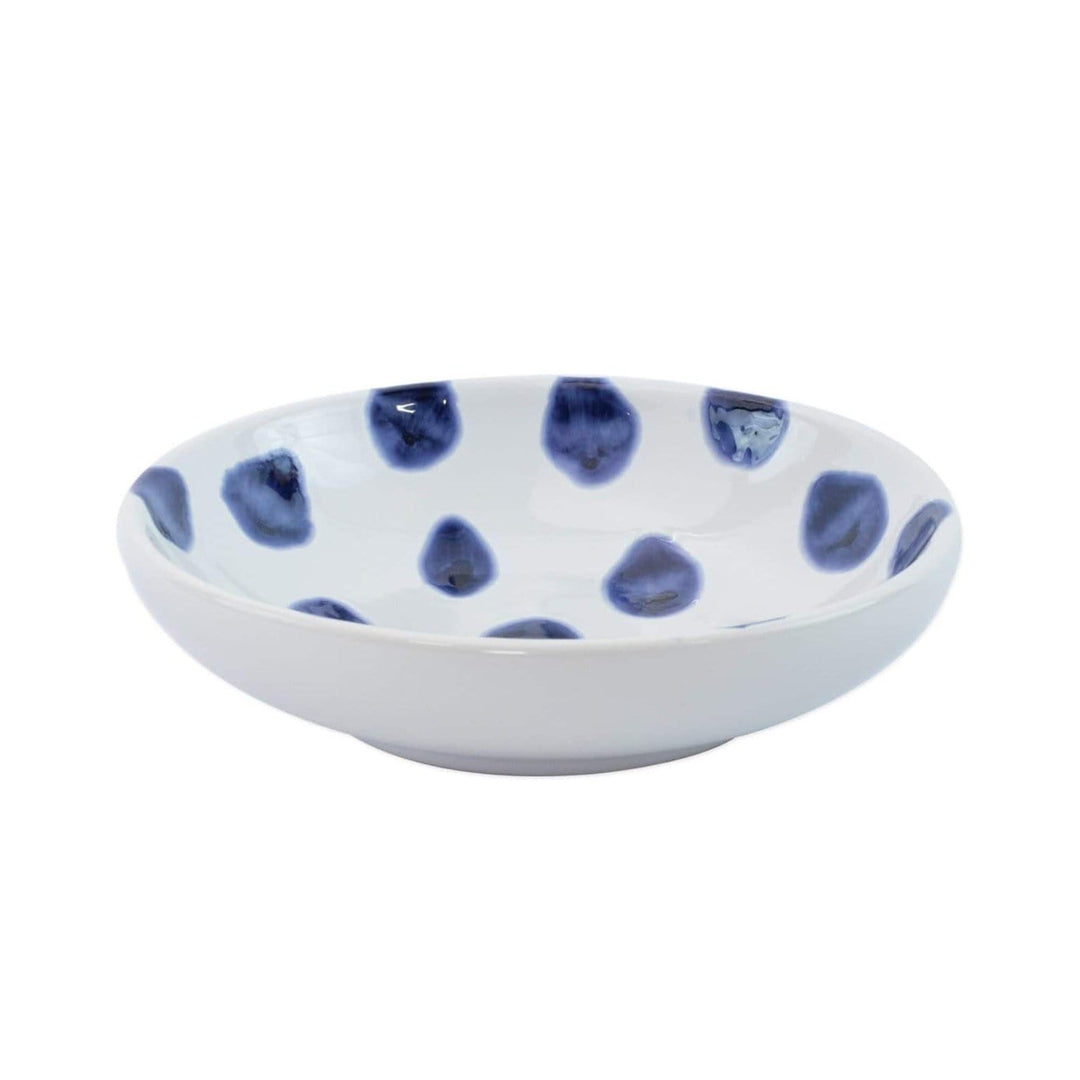 Vietri Vietri Viva Santorini Dot Condiment Bowl - Blue & White VSAN-003003B