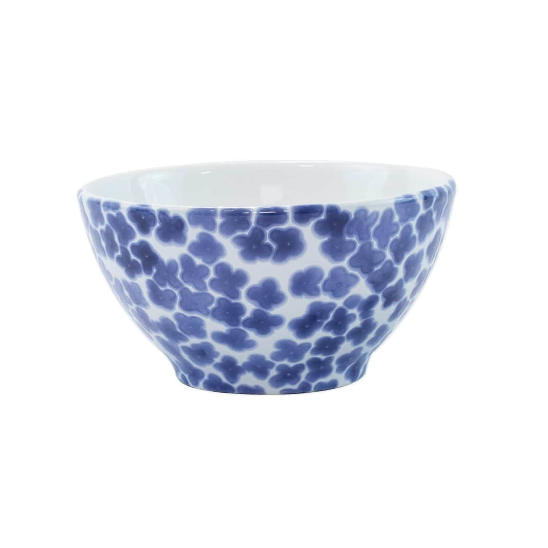 Vietri Vietri Viva Santorini Flower Cereal Bowl - Blue & White VSAN-003005C