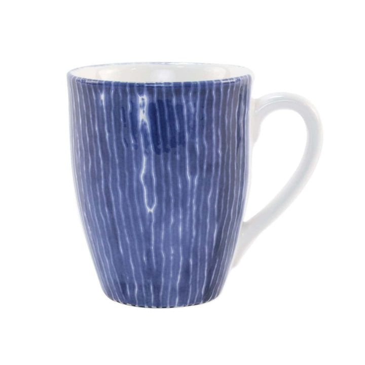 Vietri Vietri Viva Santorini Stripe Mug - Blue & White VSAN-003010D