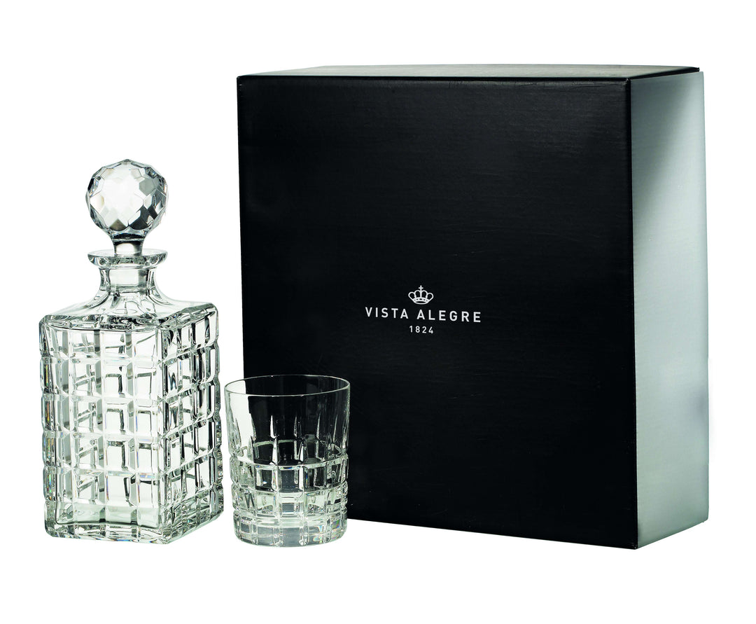 Vista Alegre Vista Alegre Helsinky Case with Whisky Decanter & 4 Glasses 48000328